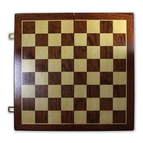 Gift Chess Set Metal Black-Silver 45×45 cm - photo 28942