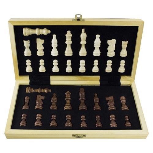 Gift Chess Set Magnetic Compact 29×29 cm / Board Game - photo 28956