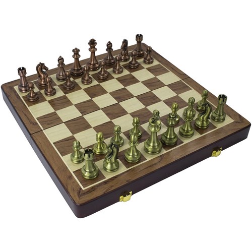 Gift Chess Set "Bronze Series" 39×39 cm / Board Game - photo 28957