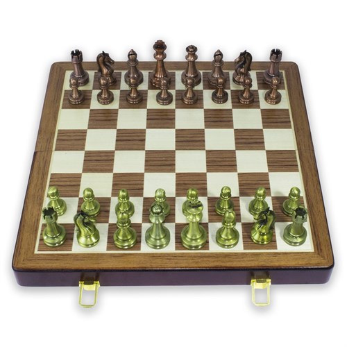 Gift Chess Set "Bronze Series" 39×39 cm / Board Game - photo 28958