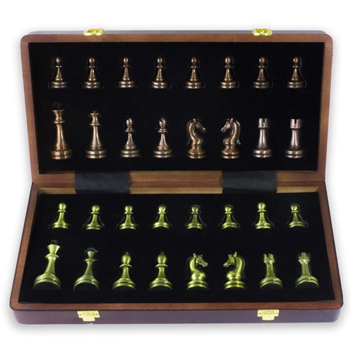 Gift Chess Set "Bronze Series" 39×39 cm / Board Game - photo 28960