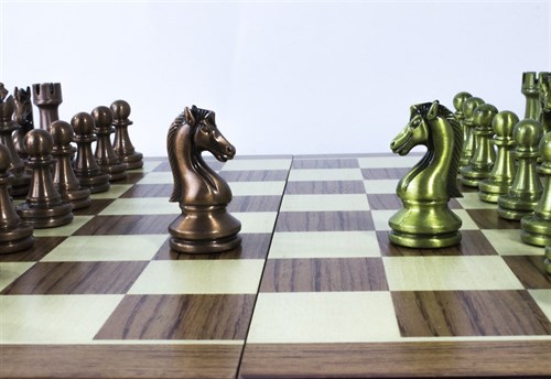 Gift Chess Set "Bronze Series" 39×39 cm / Board Game - photo 28963