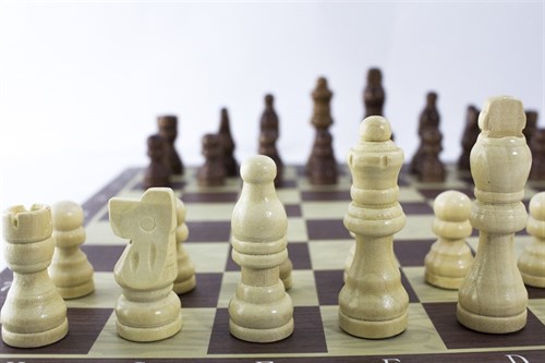 Gift Chess Set Magnetic Compact 29×29 cm / Board Game - photo 28966