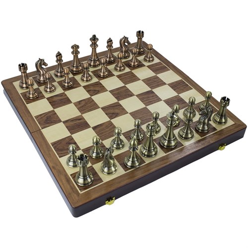 Gift Chess Set "Bronze Series" 53×53 cm / Board Game - photo 28977