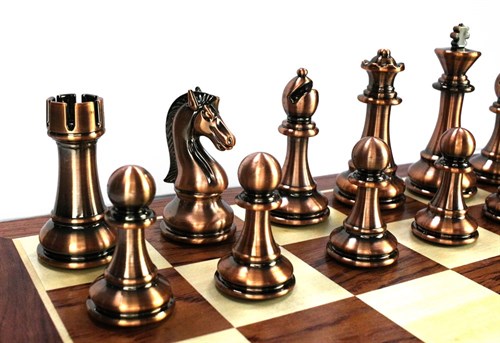 Gift Chess Set "Bronze Series" 53×53 cm / Board Game - photo 28981