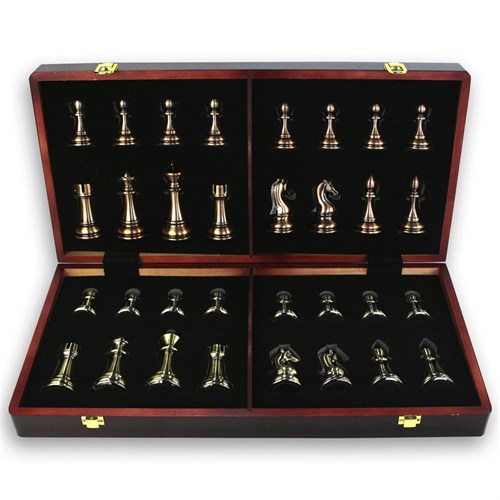 Gift Chess Set "Bronze Series" 53×53 cm / Board Game - photo 28984