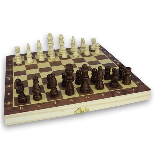 Gift Chess Set Classic for Children Magnetic 29×29 cm / Board Game - photo 28987