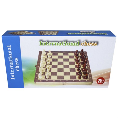 Gift Chess Set Classic for Children Magnetic 29×29 cm / Board Game - photo 28991