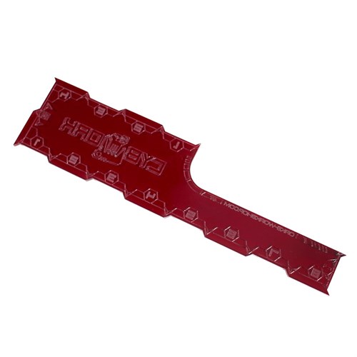 Measuring Ruler for Wargames Dark-Red OW - photo 29047