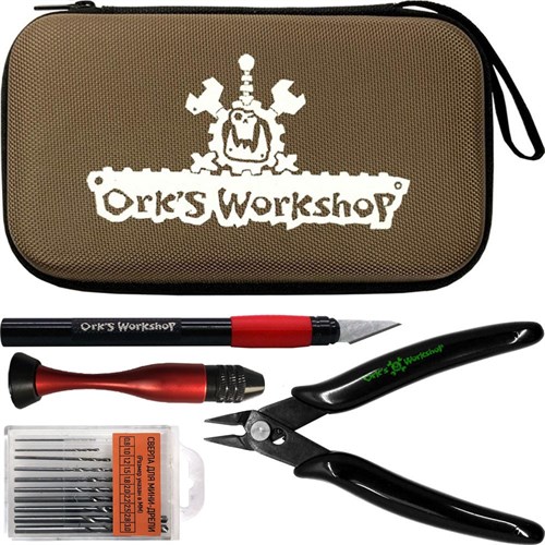 Modelling Tool Set OW (Knife+Drill-Rocket+Cutters) in Case "Standard Plus" (Brown) - photo 29070