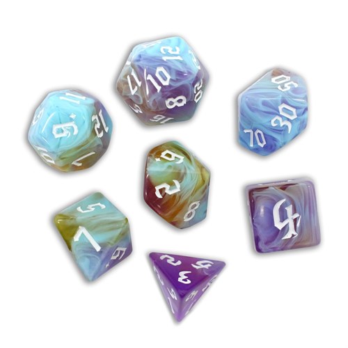 7-Piece RPG Dice Set — Treasure Underworld - photo 29109