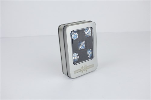 7-Piece Metal RPG Dice Set — Frosty Morning - photo 29335