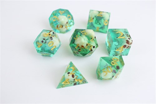 7-Piece RPG Dice Set — Copper Recursion - photo 29345