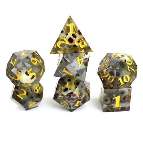 7-Piece RPG Dice Set — Dark Recursion - photo 29392