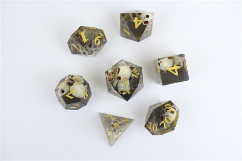7-Piece RPG Dice Set — Dark Recursion - photo 29394