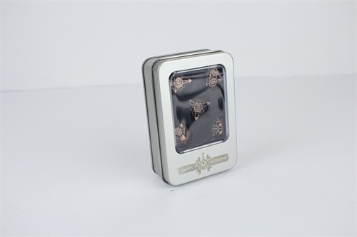 7-Piece Metal RPG Dice Set — Copper Chaos - photo 29422