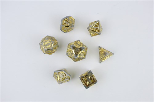 7-Piece Metal RPG Dice Set — Noble Knight - photo 29427