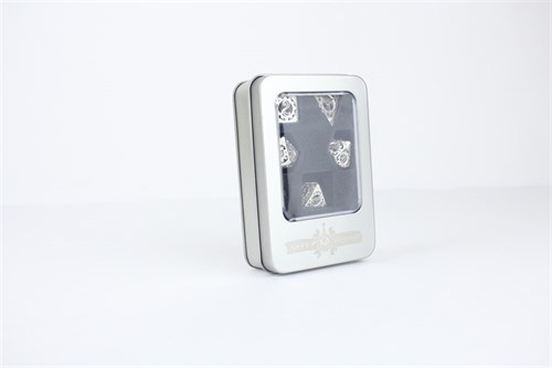 7-Piece Metal RPG Dice Set — Light Mechanic - photo 29491