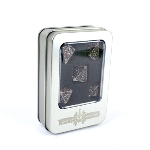 7-Piece Metal RPG Dice Set — Dragon Steel - photo 29537