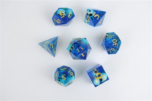 7-Piece RPG Dice Set — Light Recursion - photo 29583