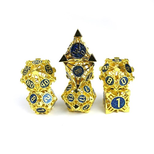 7-Piece Metal RPG Dice Set — Noble Chaos - photo 29607