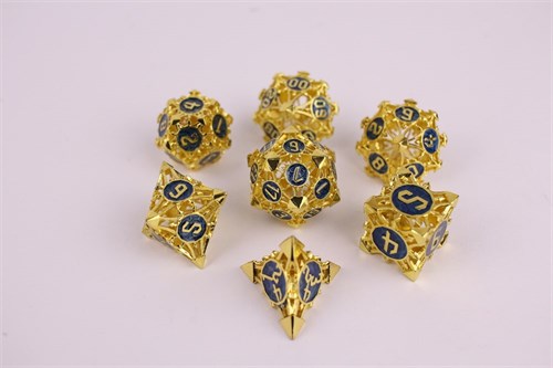 7-Piece Metal RPG Dice Set — Noble Chaos - photo 29608