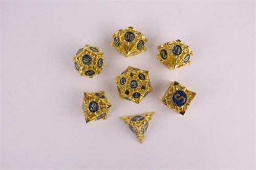 7-Piece Metal RPG Dice Set — Noble Chaos - photo 29609