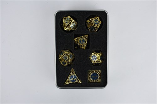 7-Piece Metal RPG Dice Set — Noble Chaos - photo 29610