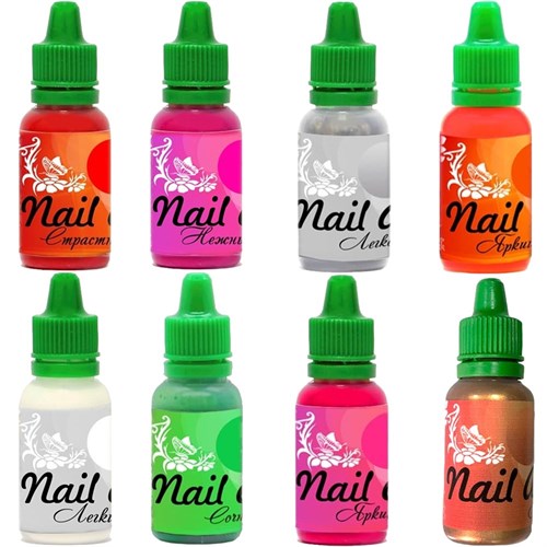 Paint Set Nail Art (8 Colours) - photo 30231