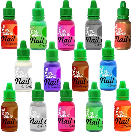 Paint Set Nail Art (14 Colours) - photo 30240