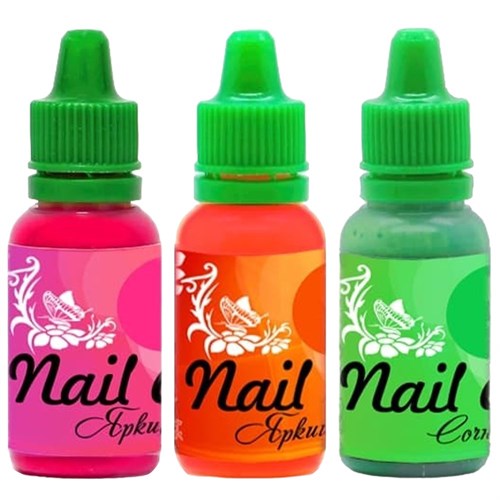 Paint Set Nail Art (3 Colour) - photo 30255