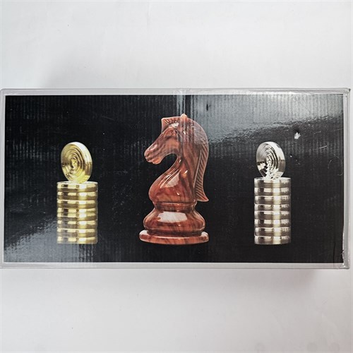 Gift Chess Set Classic Lacquered 39×39 cm / Board Game (Clearance) - photo 30313