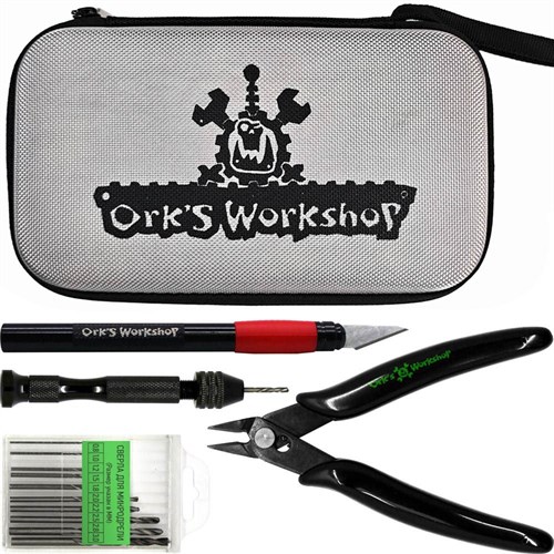 Modelling Tool Set OW (Knife+Drill+Cutters) in Case "Standard Plus" (Silver) - photo 30331