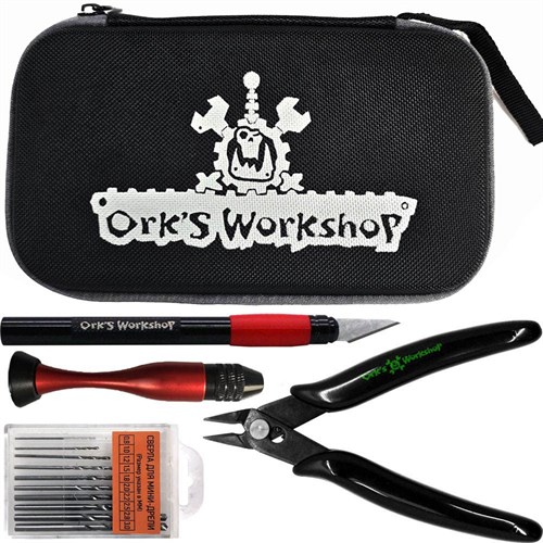 Modelling Tool Set OW (Knife+Drill+Cutters) in Case "Standard Plus" (Black v2) - photo 30345