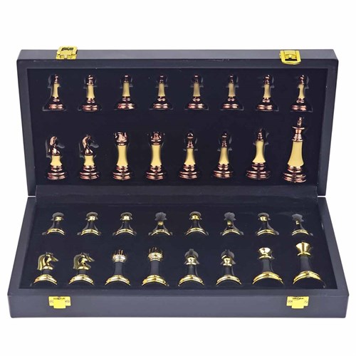Gift Chess Set Black-White "Noble Metals" - photo 30440
