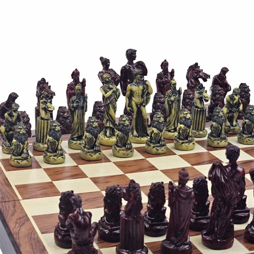 Gift Chess Set Wooden "Greek" - photo 30445