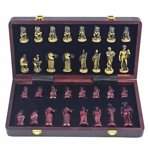 Gift Chess Set Wooden "Greek" - photo 30447