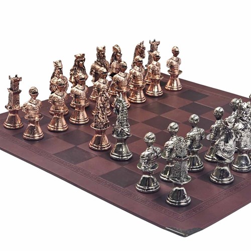 Gift Chess Set Metal "Knight" - photo 30472