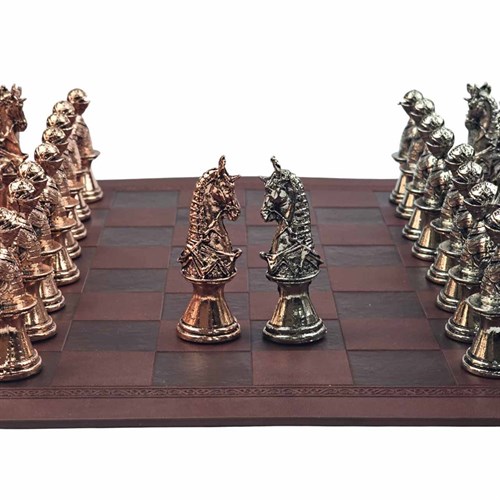 Gift Chess Set Metal "Knight" - photo 30473