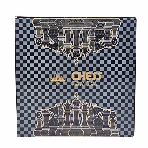 Gift Chess Set Metal "Knight" - photo 30476