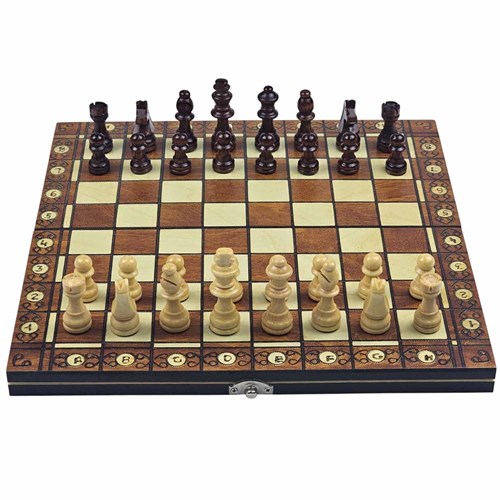 Chess Set 3in1 (Draughts, Backgammon) Gift Classic Lacquered - photo 30518