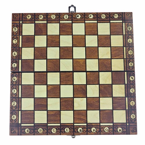 Chess Set 3in1 (Draughts, Backgammon) Gift Classic Lacquered - photo 30521