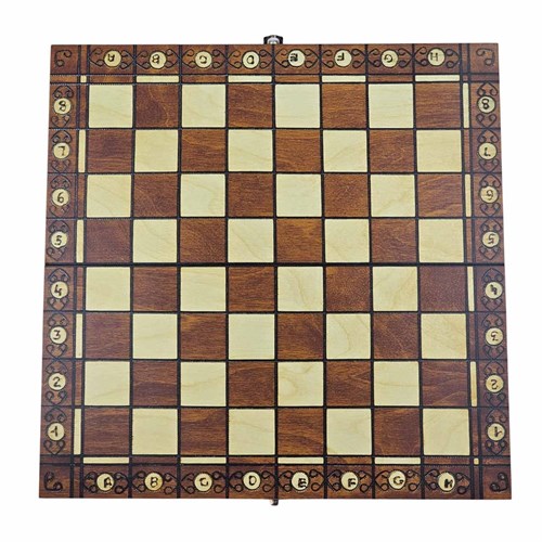 Chess Set 3in1 (Draughts, Backgammon) Gift Classic Lacquered - photo 30529
