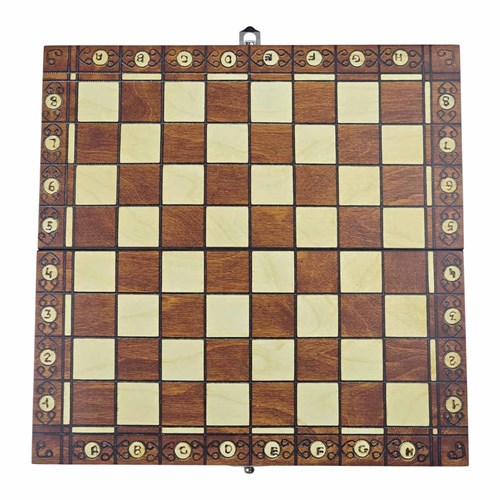 Chess Set 3in1 (Draughts, Backgammon) Gift Classic Lacquered - photo 30536