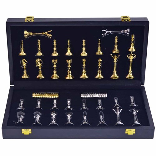 Chess Set 2in1 (Draughts) Gift Designer Metal - photo 30546