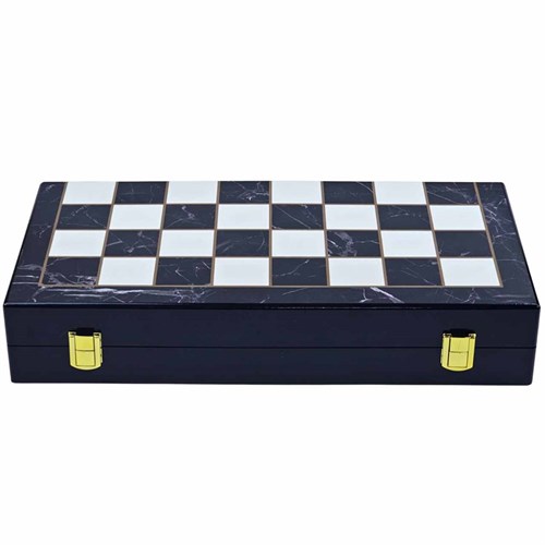 Chess Set 2in1 (Draughts) Gift Designer Metal - photo 30547