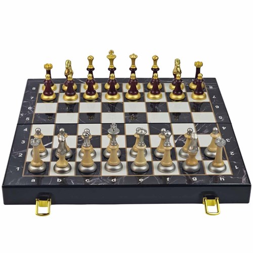 Gift Chess Set Black-White Designer - photo 30565