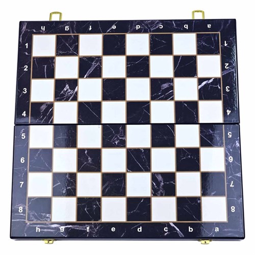 Gift Chess Set Black-White Designer - photo 30567