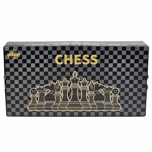 Gift Chess Set Classic Metal with Drawer - photo 30626