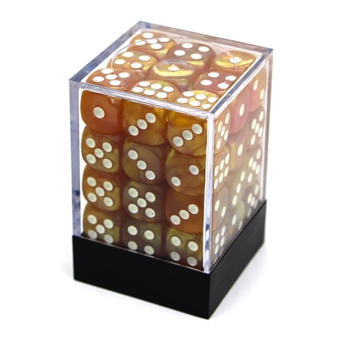 Dice Set 36 pcs. D6 Light - Gold - photo 30635